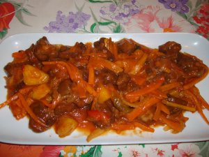 Poulet ananas sauce aigre douce (Chine)